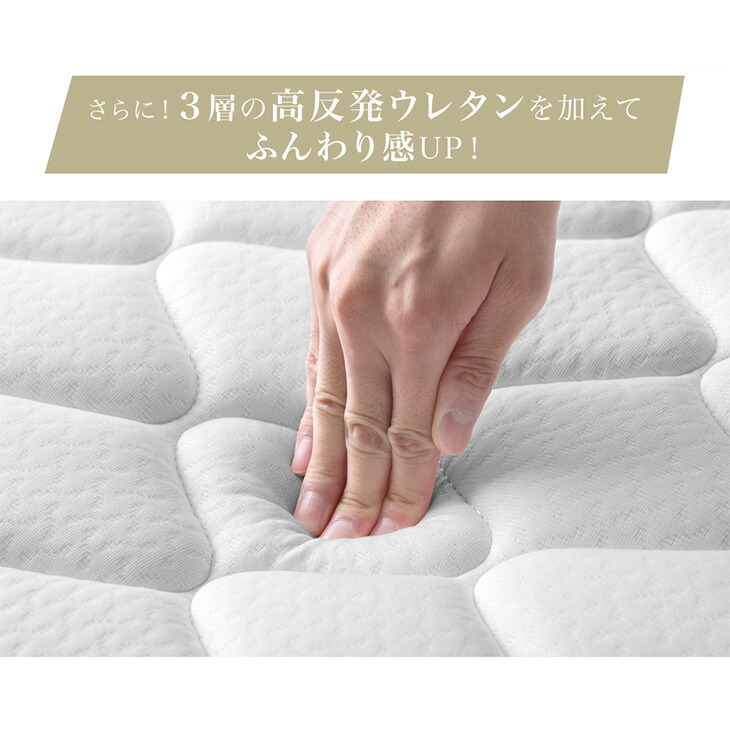 楽天市場】楽天1位 寝心地＆耐久性UP！極厚20cm 高密度 ボンネルコイル