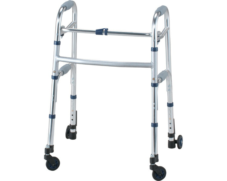 楽天市場】歩行器 介護 アルミ製固定式前輪スイングキャスタータイプ