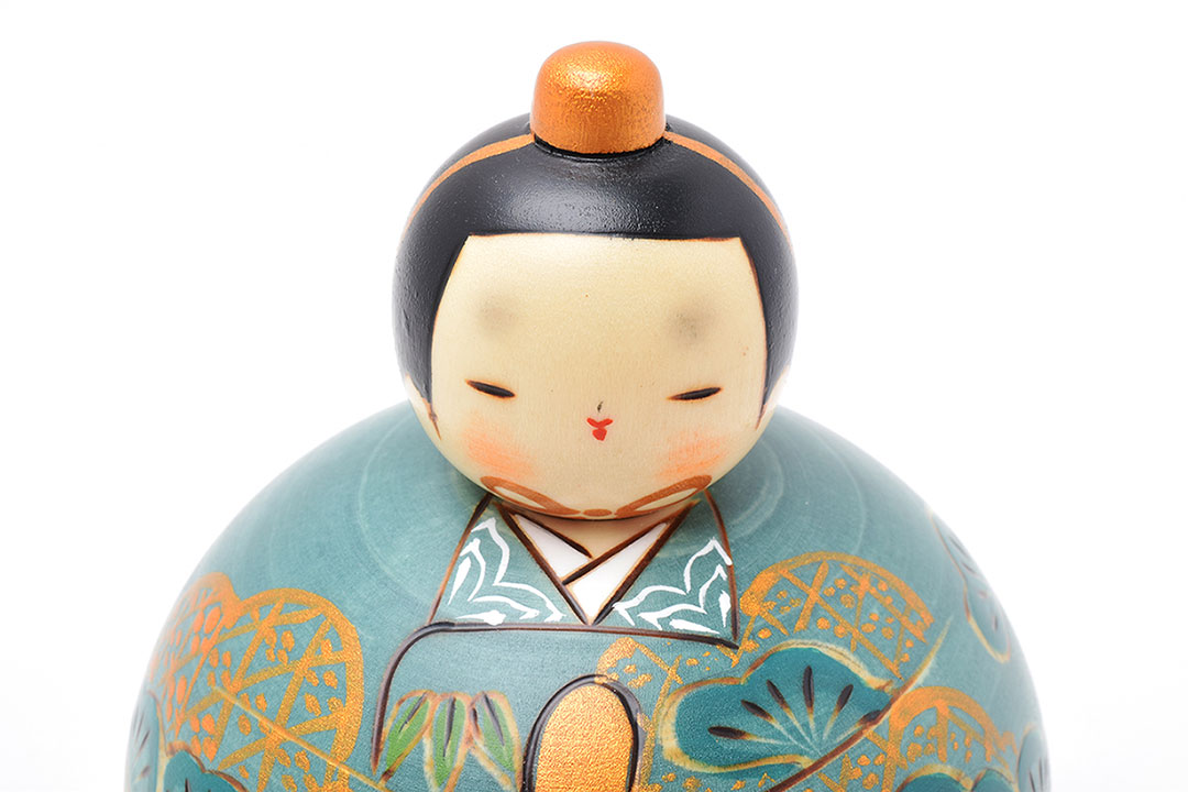 楽天市場】【送料無料】おひな様「平安」フルセット 卯三郎こけし 木製