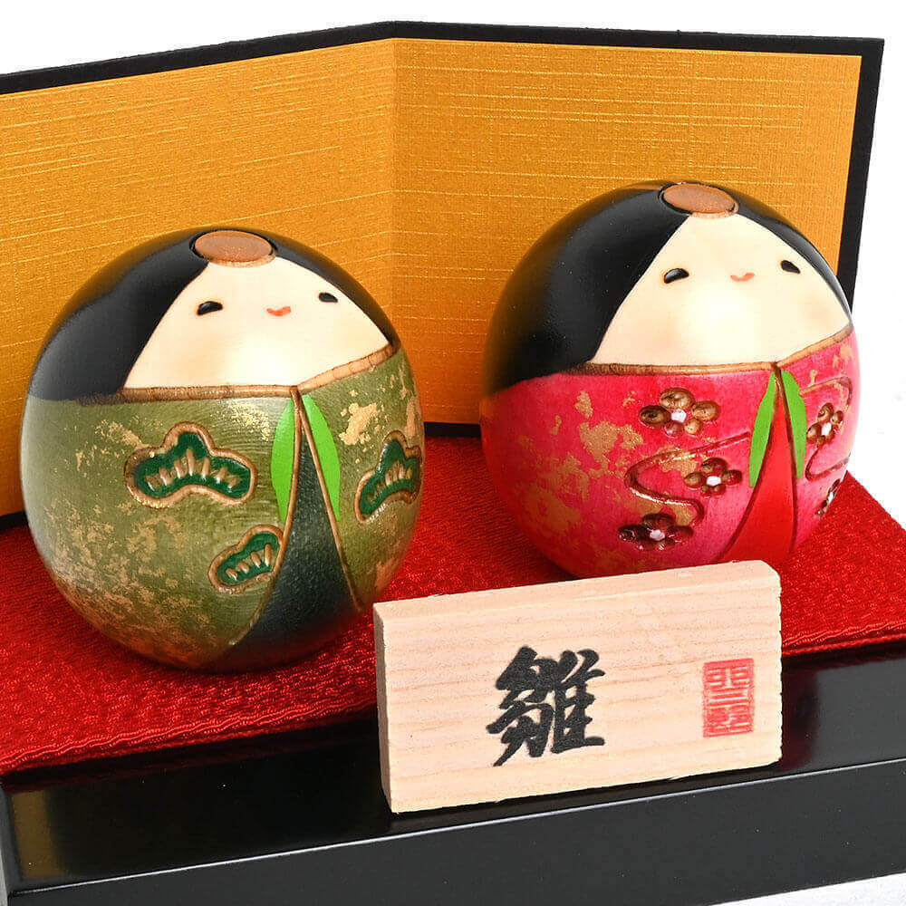 楽天市場】【送料無料】おひな様 「しあわせ雛」ぼんぼりセット