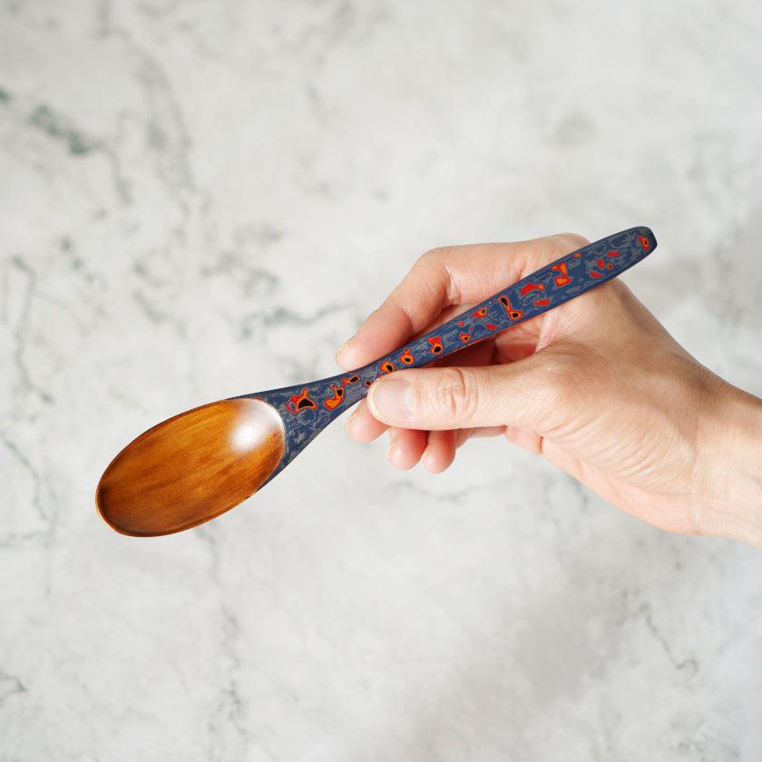 楽天市場】【スプーン】 青 (大) | 津軽塗 : BECOS伝統工芸楽天市場店