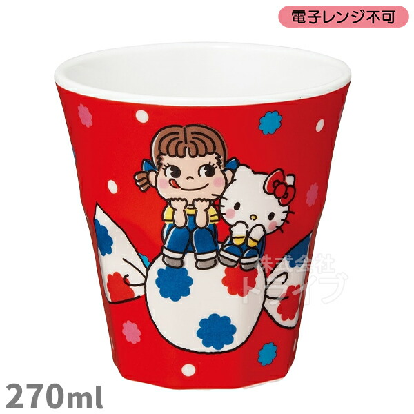 楽天市場】ペコちゃん キティ コラボ メラミンタンブラー メラミン