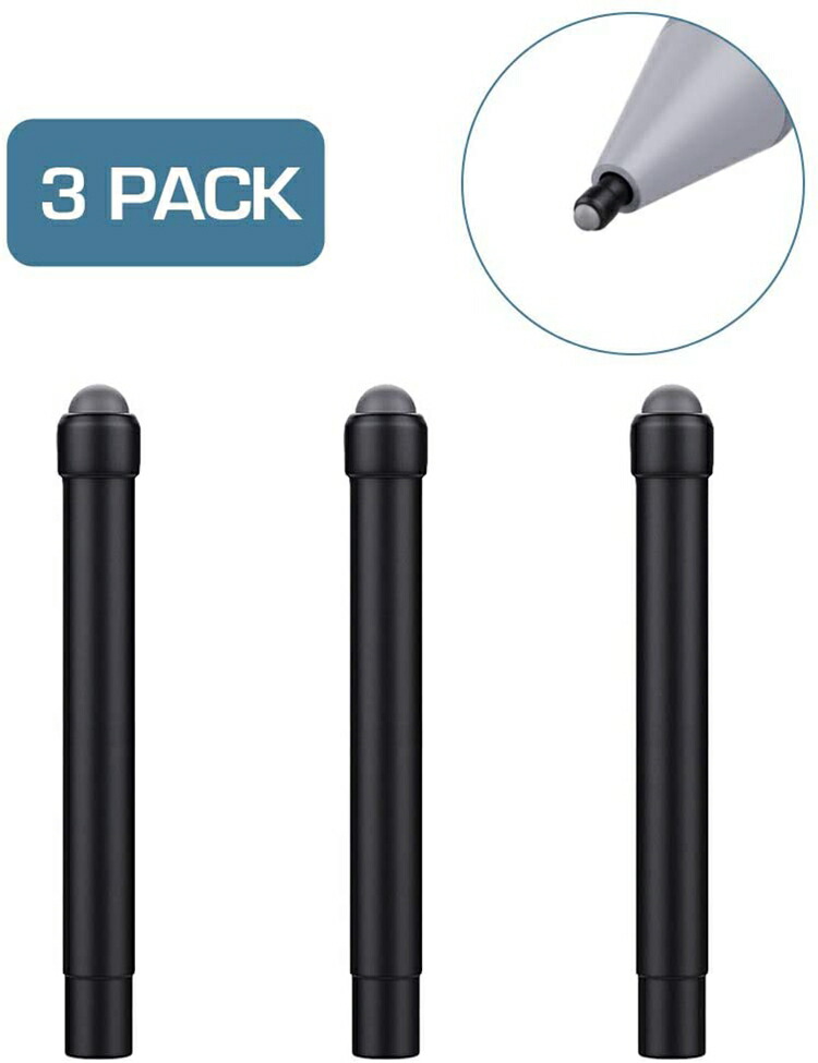 楽天市場】【3個セット】 Surface ペン 替え芯 ペン先 HB型 サーフェス