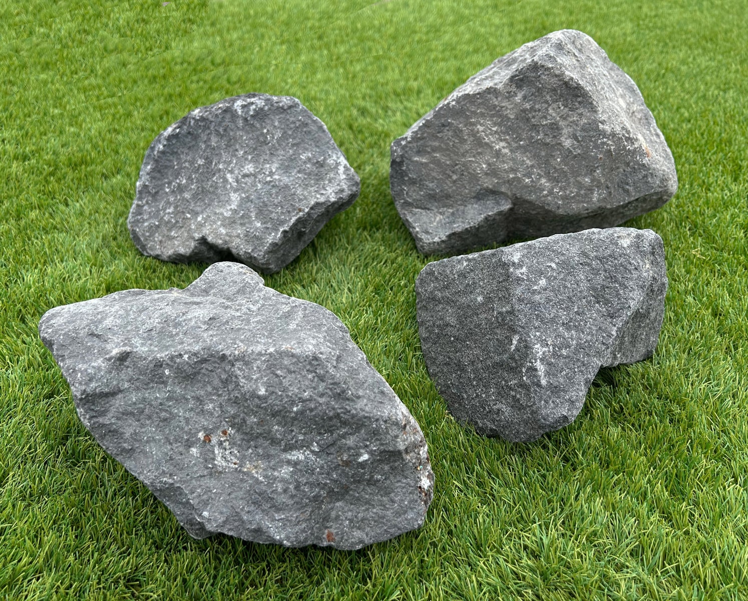 楽天市場】ロックガーデン 石 庭石 割栗石 黒 リアルブラック 大 20kg