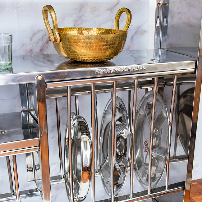 楽天市場】SuperSale 【送料無料】 インディアンキッチンラック 食器棚