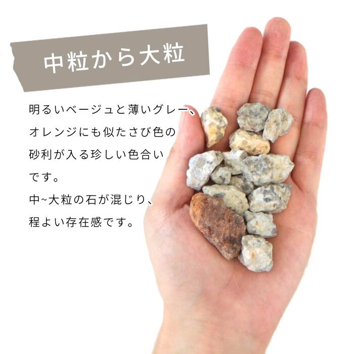 楽天市場】甲賀白砂利 5分 (約14-21mm) 100kg (20kg×5袋) | 砂利 庭