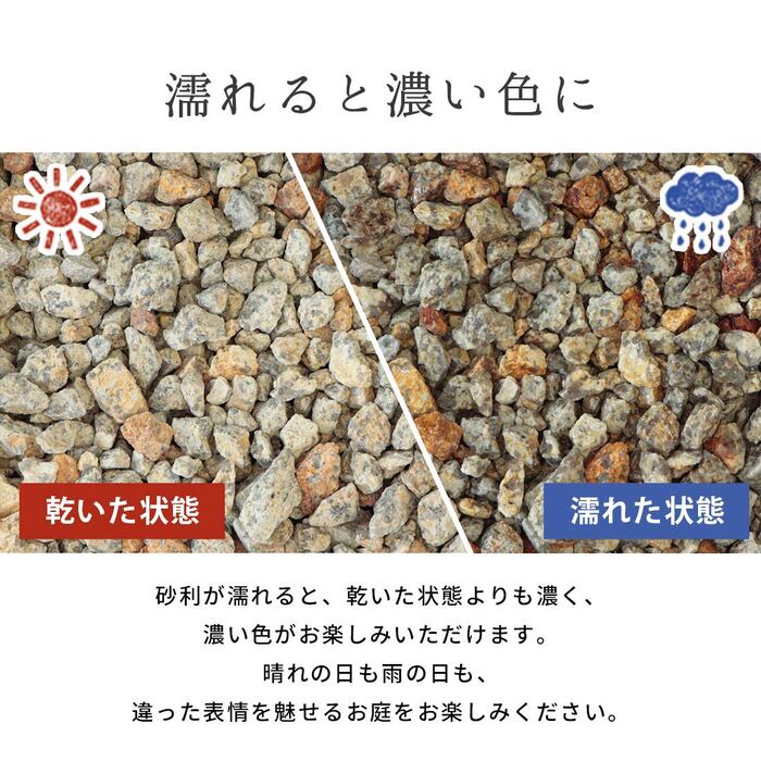 楽天市場】甲賀白砂利 5分 (約14-21mm) 100kg (20kg×5袋) | 砂利 庭