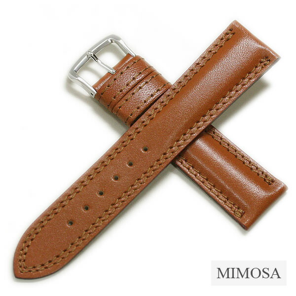 楽天市場】時計ベルト MIMOSA ミモザ AT カーフ 牛革 本革 16mm 17mm