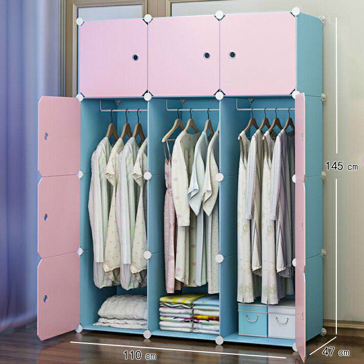 楽天市場】衣装ケース ハンガーラック 収納家具 組立式 クローゼット