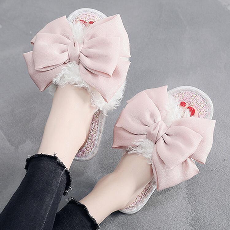 楽天市場】53%OFF! 2カラー レディース リボンスリッパ 室内履き