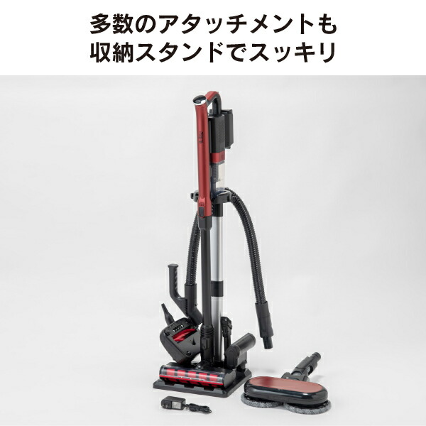 楽天市場】コードレス掃除機 充電 掃除機 豊富なアタッチメント(7種類