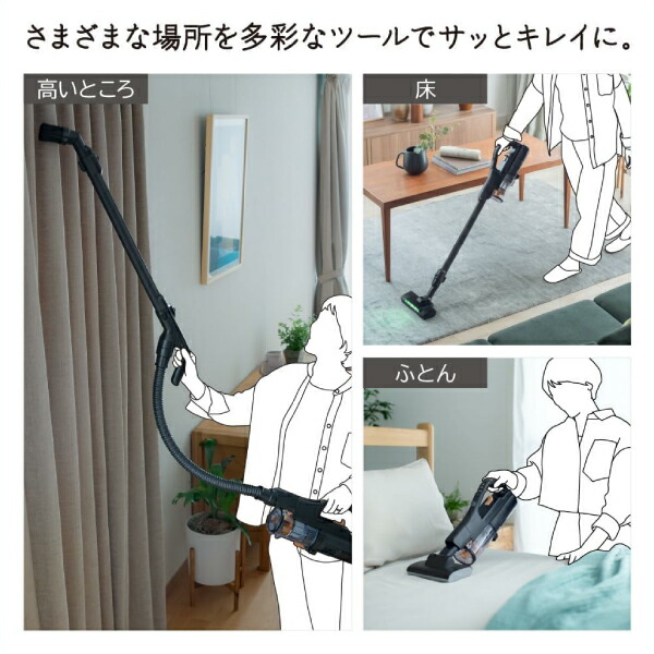 楽天市場】PV-BH900SL(K) 日立 掃除機 パワーブーストサイクロン 2Way