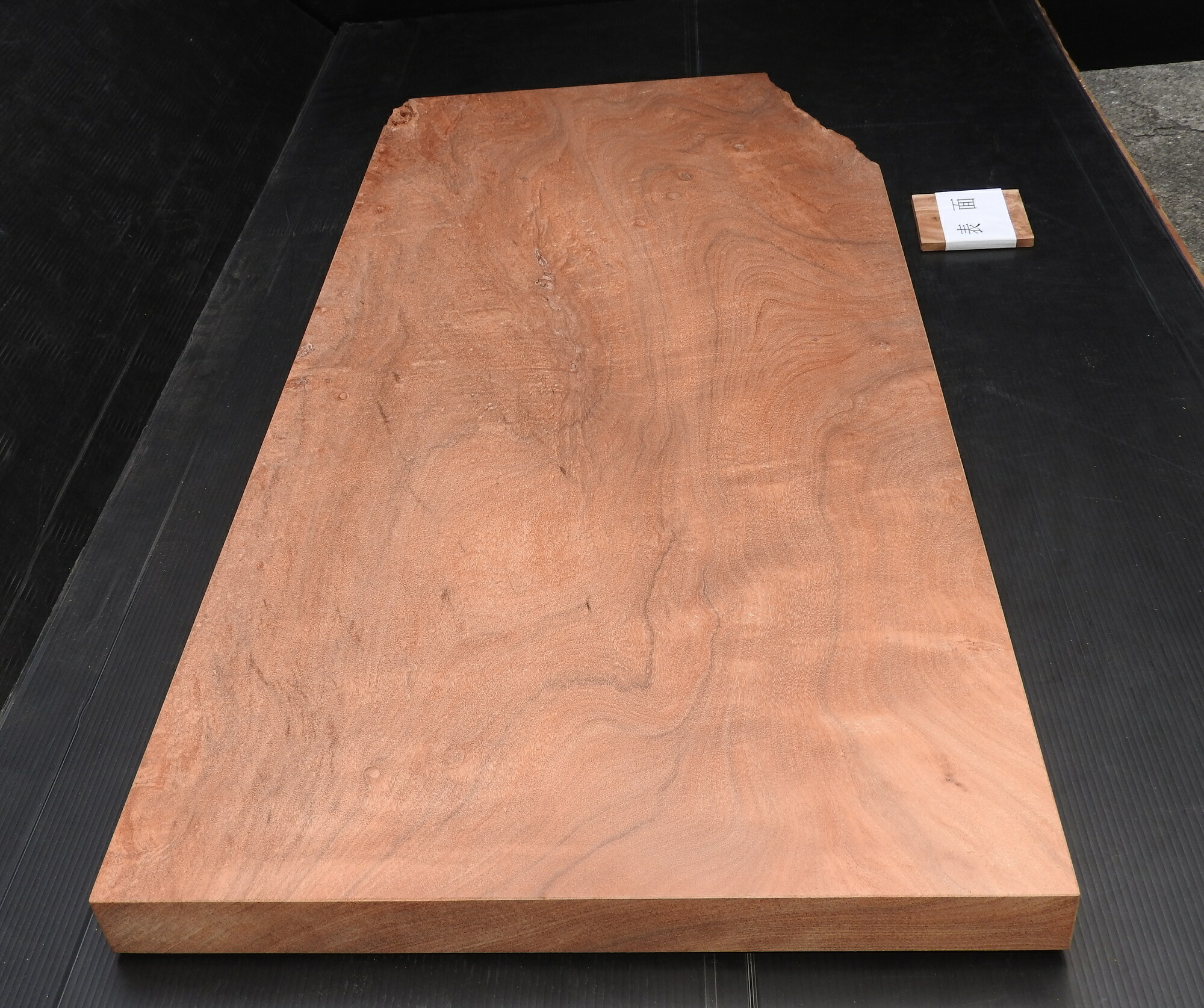 楽天市場】タブ桜 一枚板 幅420〜510×厚み45×長さ1075mm 玉杢 送料無料
