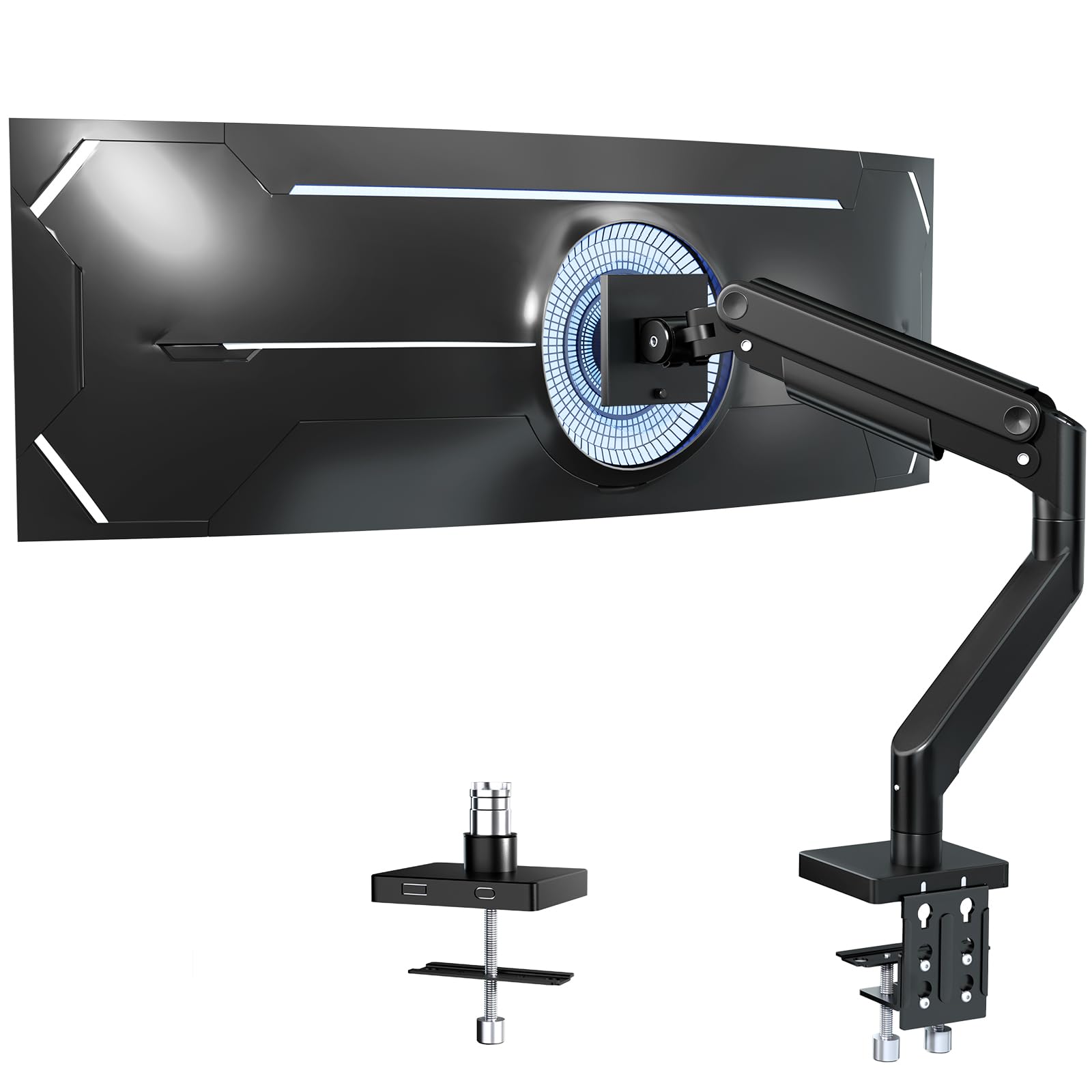 楽天市場】【送料無料】ACCURTEK 高耐荷重 モニターアーム