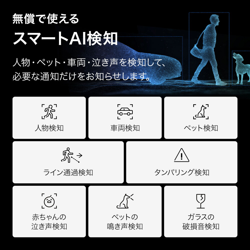 楽天市場】【広角&遠視2眼レンズ搭載】Tapo 防犯カメラ 屋内外対応 360