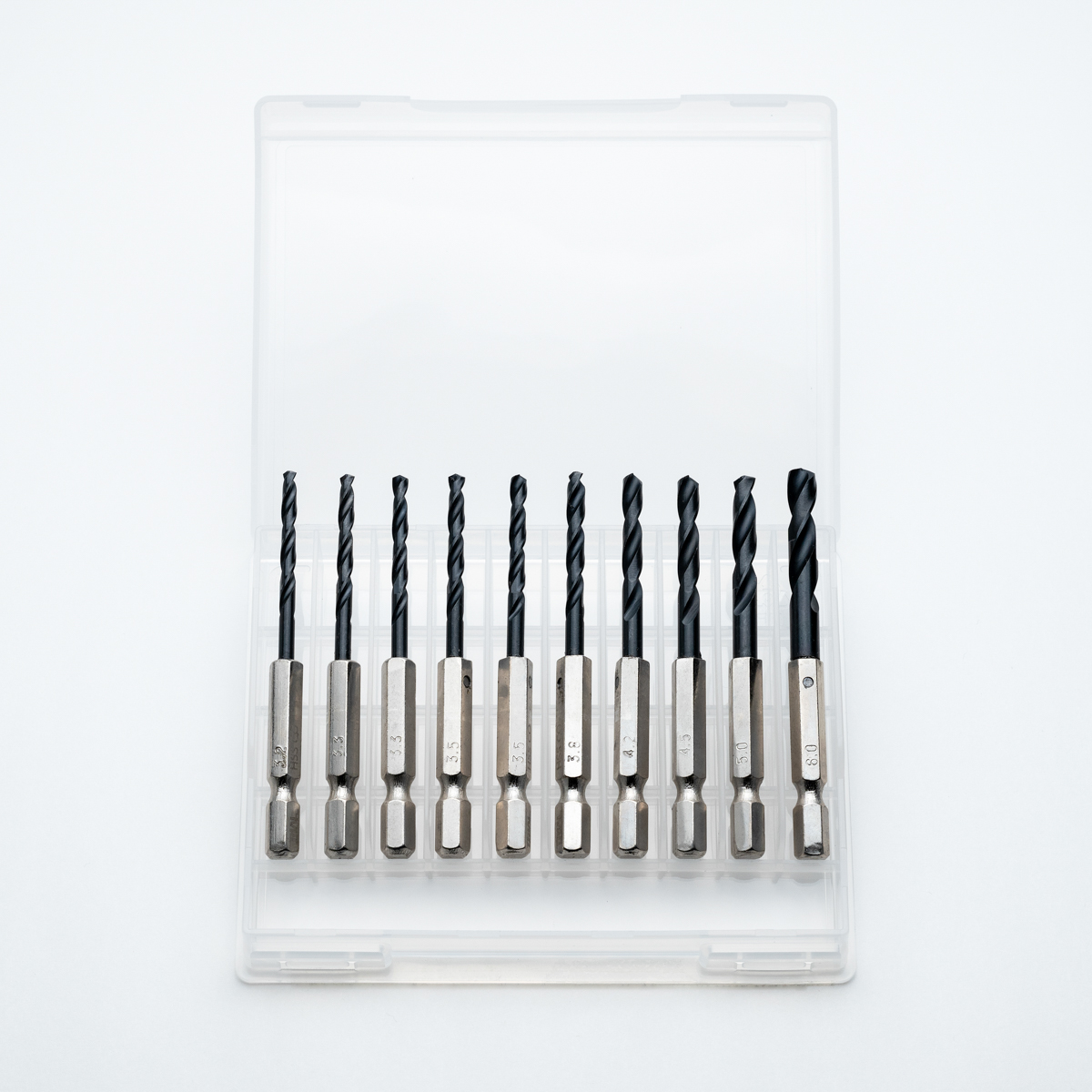 楽天市場】ドリルセット 3.2 3.3 3.4 3.5 3.5 3.8 4.2 4.5 5.0 6.0mm