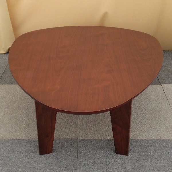 楽天市場】【中古】 ローテーブル 折りたたみ 折れ脚エッグ型フロア