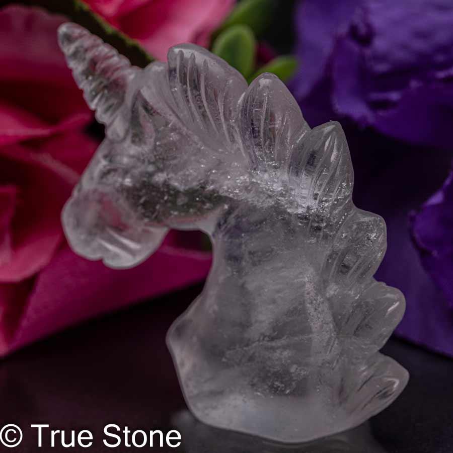 楽天市場】天然水晶 ユニコーン 一角獣 クリスタル クォーツ 水晶