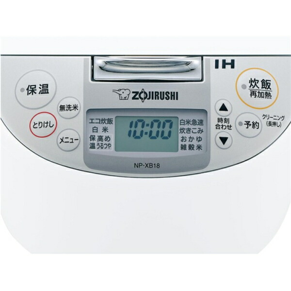 楽天市場】象印 IH炊飯ジャー 極め炊き 一升炊き 保温 NP-XB18-WA 雑穀