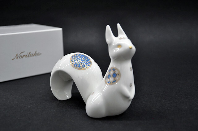 楽天市場】ノリタケ アートコレクション置物「リス」 [小動物シリーズ
