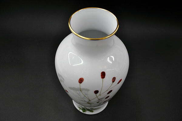 楽天市場】【送料無料】 大倉陶園吾亦紅「われもこう」(3121) 28cm花生