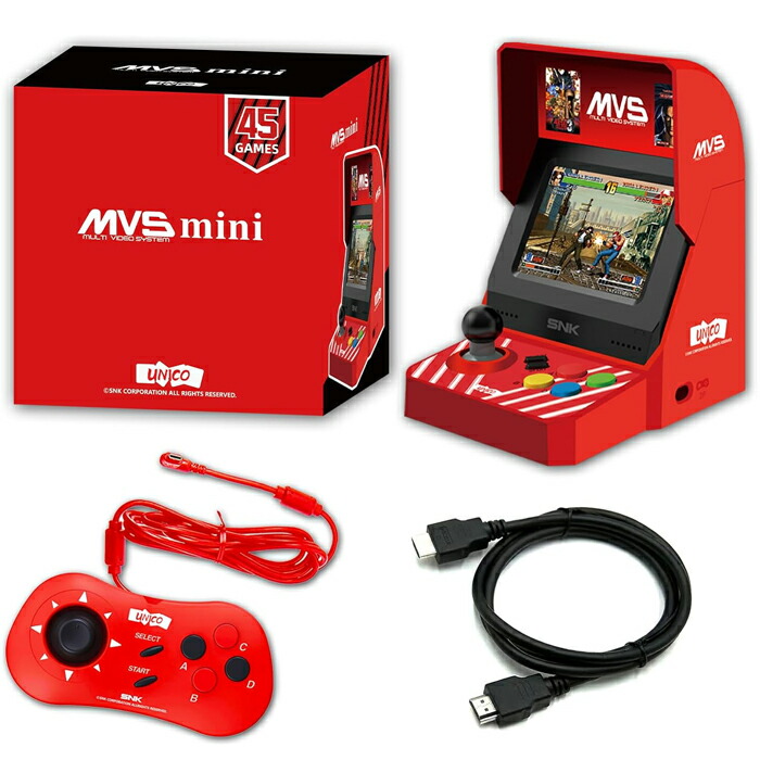 楽天市場】UNICO MVS Mini コントローラ HDMI セット SNK MVS ミニ
