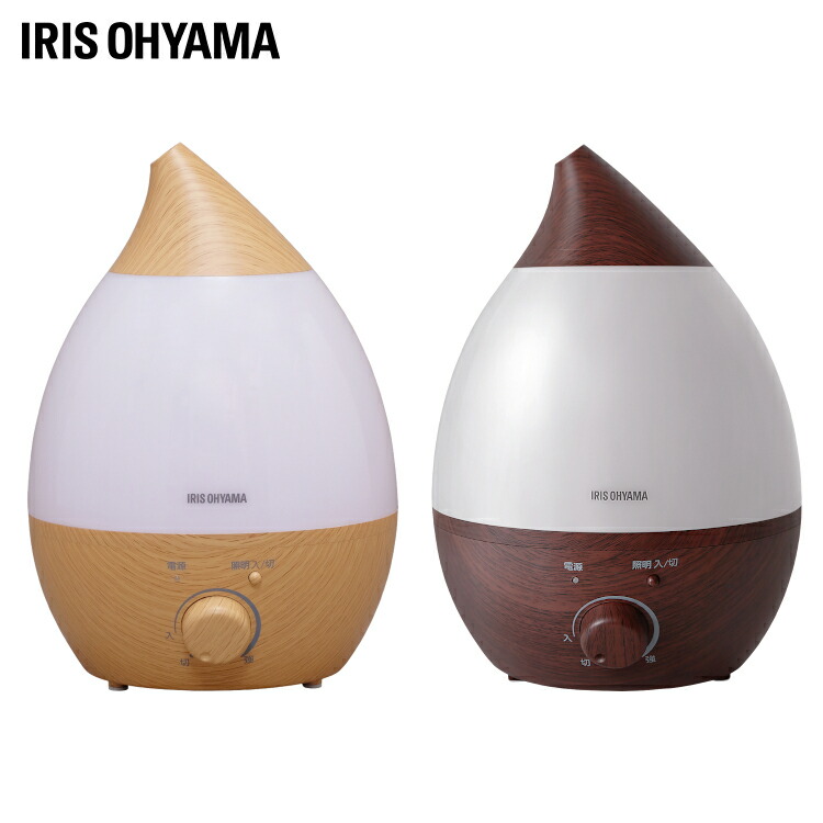 楽天市場】≪11％OFF！≫加湿器 卓上 超音波式 しずく型 アイリス