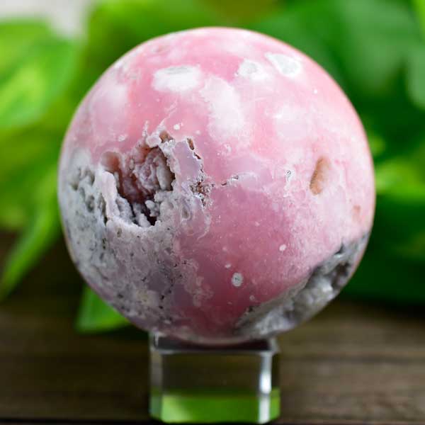 楽天市場】ピンクオパール 丸玉 スフィア 置物【ペルー産】【約60mm珠