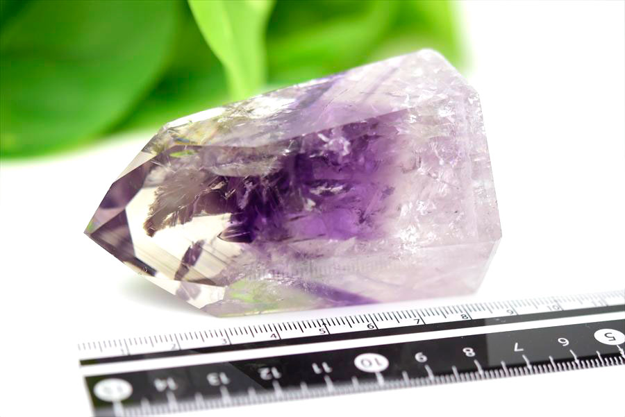 楽天市場】アメジスト ファントム ポイント 六角柱 【約230.5g