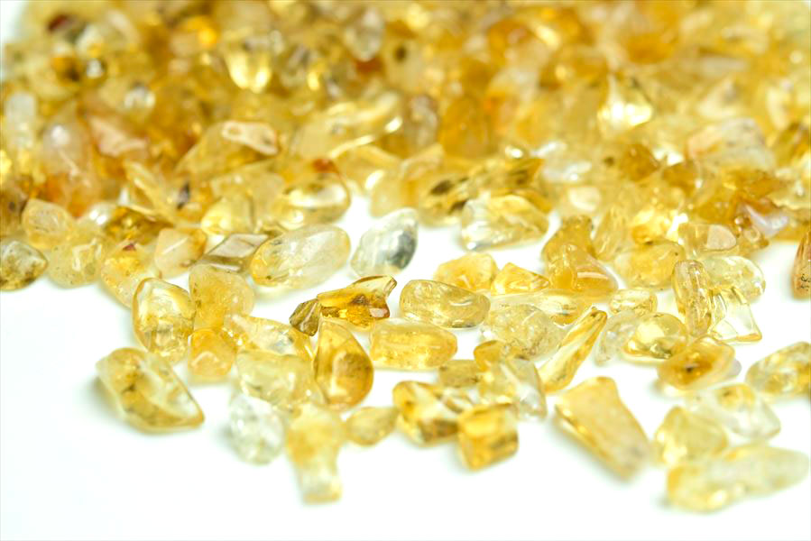 楽天市場】天然 非加熱 シトリン 黄水晶 さざれ【100g】個数限定