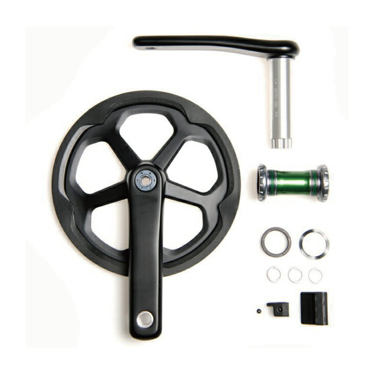 楽天市場】BROMPTON ブロンプトン SUPERLIGHT CARBON CRANKSET 50T 超
