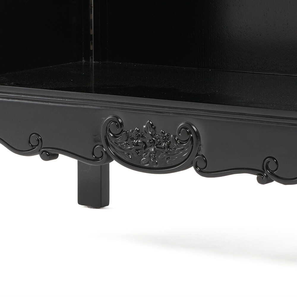 楽天市場】ロココ調家具 キャビネット アンティーク調 ブックケース