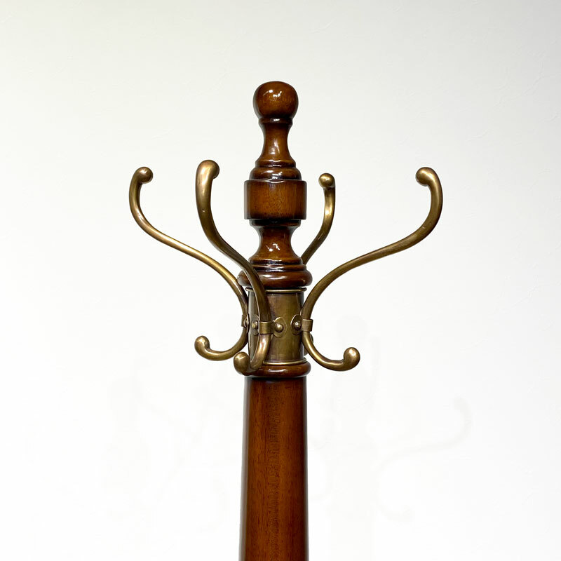 楽天市場】ポールハンガー ハンガーラック コートハンガー 木製