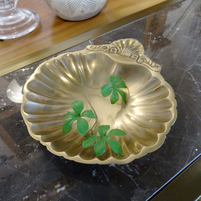 楽天市場】トレイ トレー プレート お皿 真鍮製 アンティークゴールド