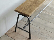 楽天市場】ベンチ 長椅子 木製ベンチ ダイニングベンチ カフェ 古材