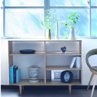 楽天市場】オープンシェルフ おしゃれ 木製 天然木 オーク無垢 幅120