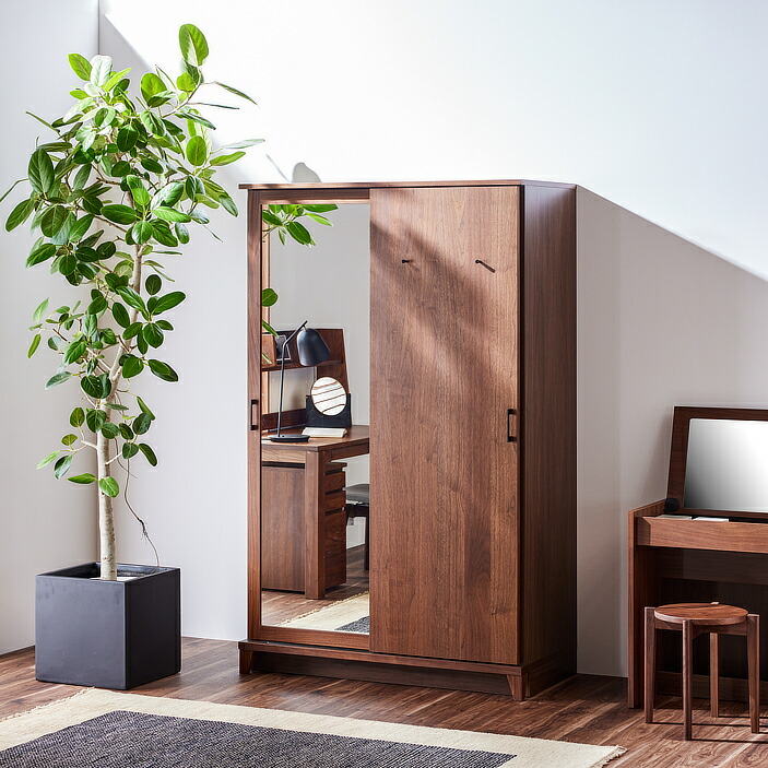 楽天市場】ワードローブ 洋服ダンス おしゃれ 日本製 完成品 オーク