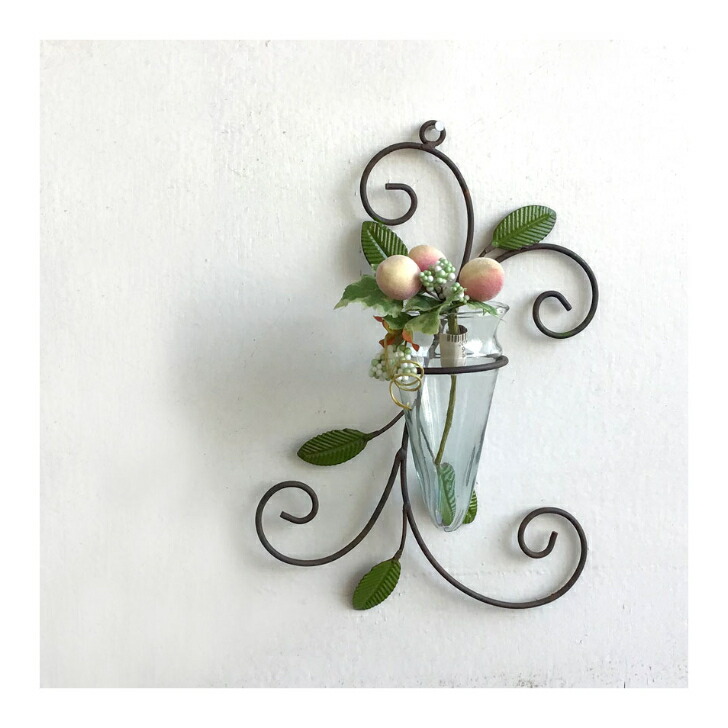 楽天市場】一輪挿し 花瓶 花びん 花入れ 花器 壁掛け ガラスベース