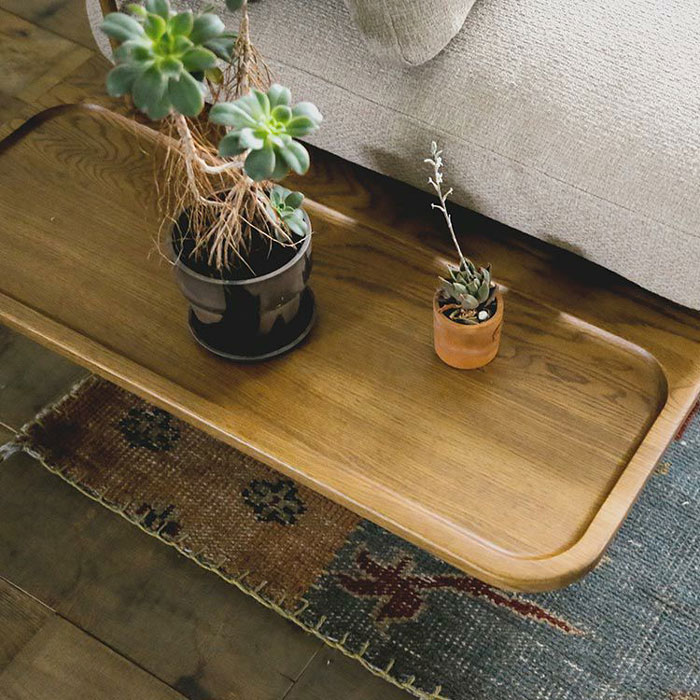 楽天市場】ソファ 3P ローソファ オーク材 ナチュラル 北欧 格子 木製