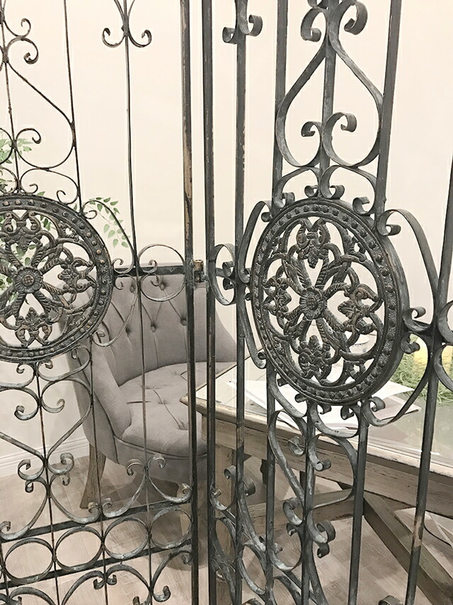 楽天市場】パーテーション アイアン 間仕切り パーティション3連