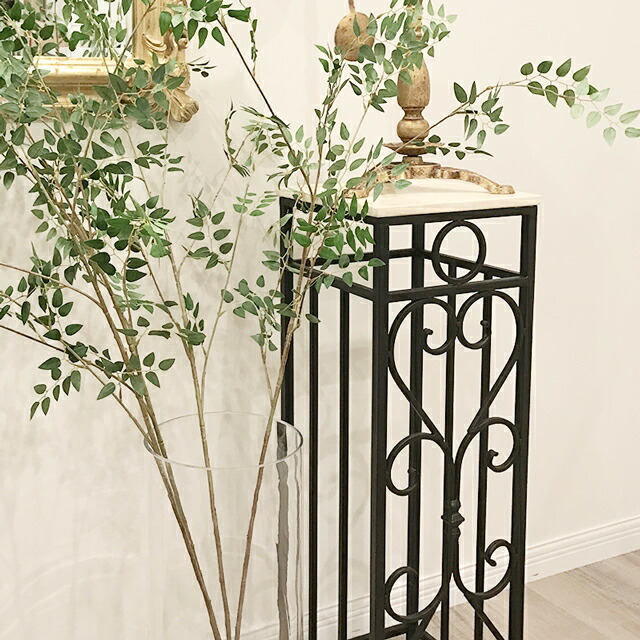 楽天市場】花台 サイドテーブル コンソール おしゃれ ホワイト