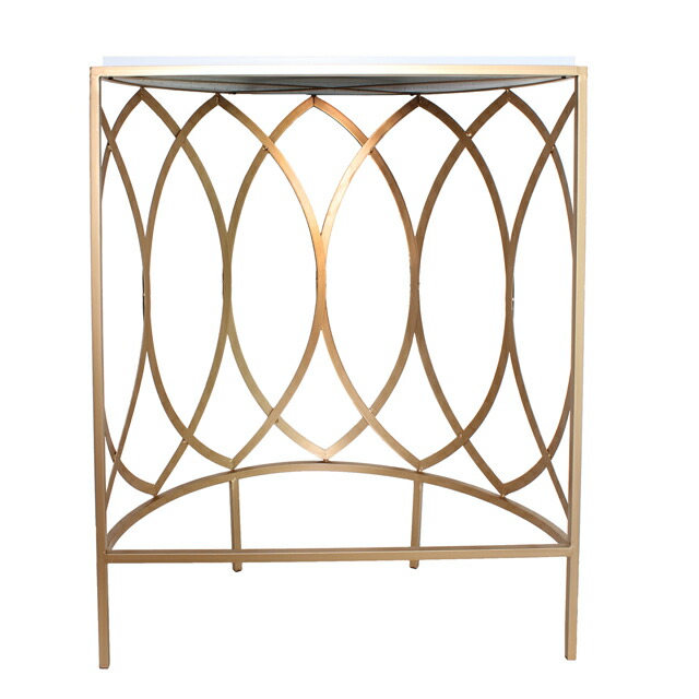 楽天市場】コンソールテーブル コンソール ゴールド 金色 アイアン