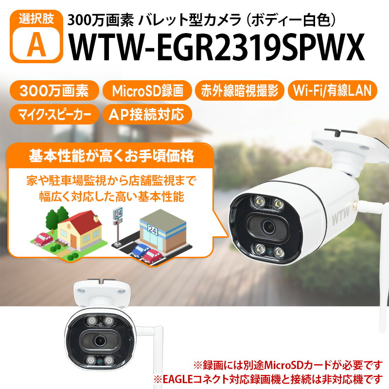 楽天市場】【手軽に設置ができる🔰】Wi-Fi 無線式タイプ