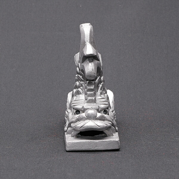 楽天市場】置物 かわいい 現代の名工 菊間瓦 鬼瓦 鯱 【しゃちほこ 阿