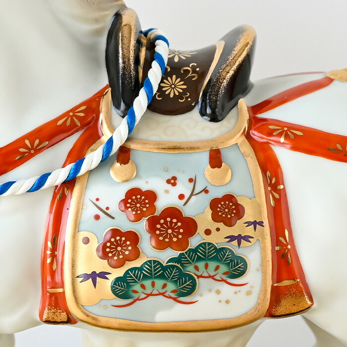 楽天市場】干支 置物 室町招福午 天瑞馬 桐箱入 50 干支の置物 馬 午年