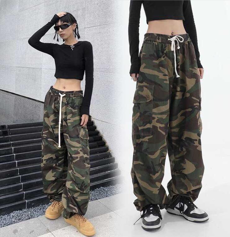 楽天市場】迷彩柄 カーゴパンツ ダンス 衣装 レディース ウエストゴム