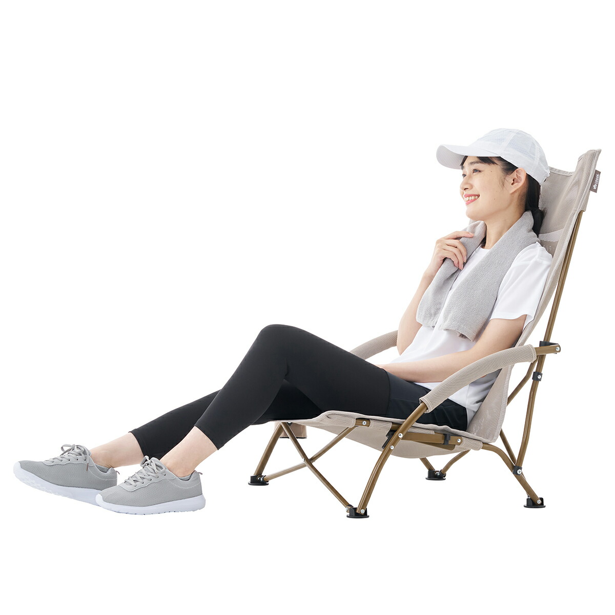 楽天市場】ロゴス チェア logos あぐらチェア 折りたたみ ハイバック