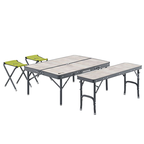 楽天市場】ロゴス logos テーブルセット ベンチ 折りたたみ 軽量 4人用