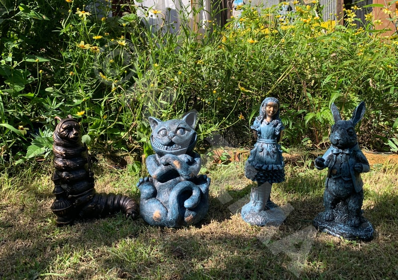 楽天市場】不思議の国のアリス 世界 ガーデニング チェシャ猫 庭