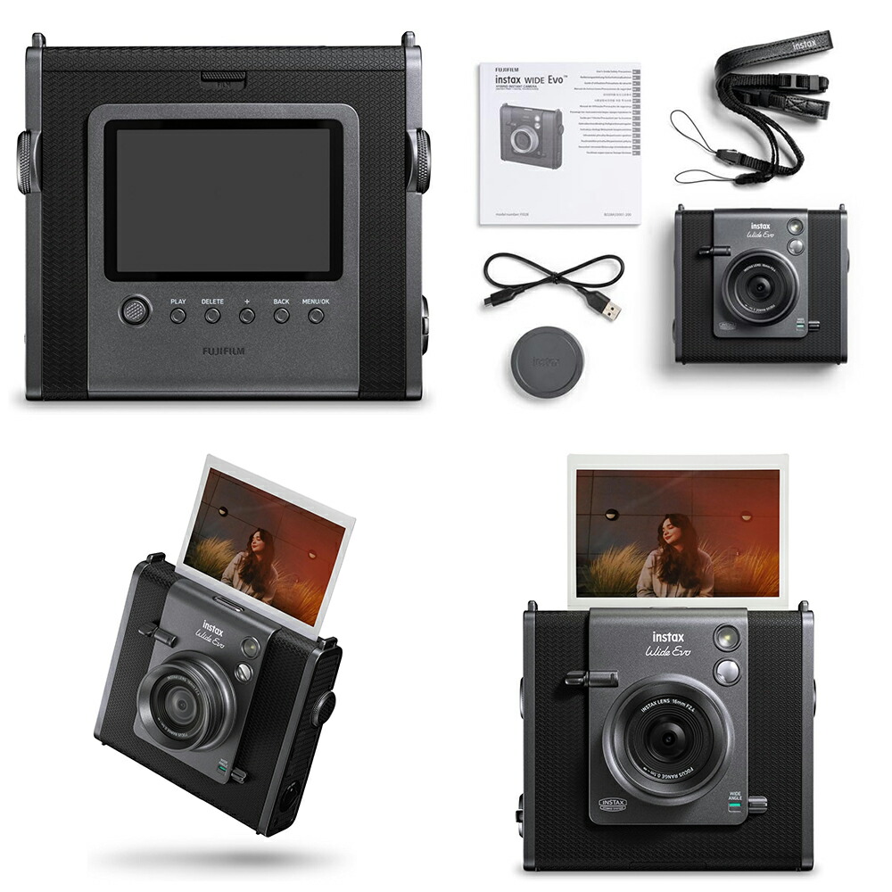 楽天市場】【10％OFF】チェキワイド instax WIDE Evo 本体単品 専用